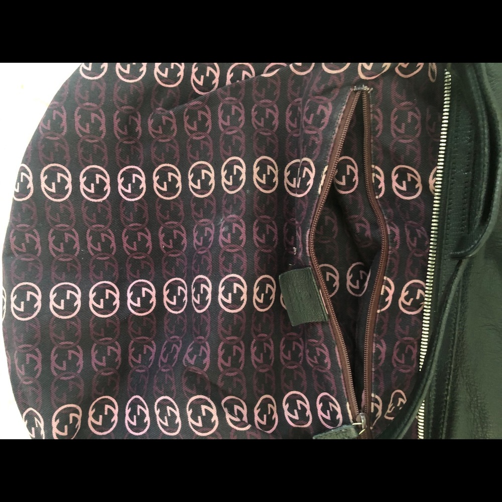 Authentic Gucci Black Leather Princy Hobo Bag - Picture 9 of 14